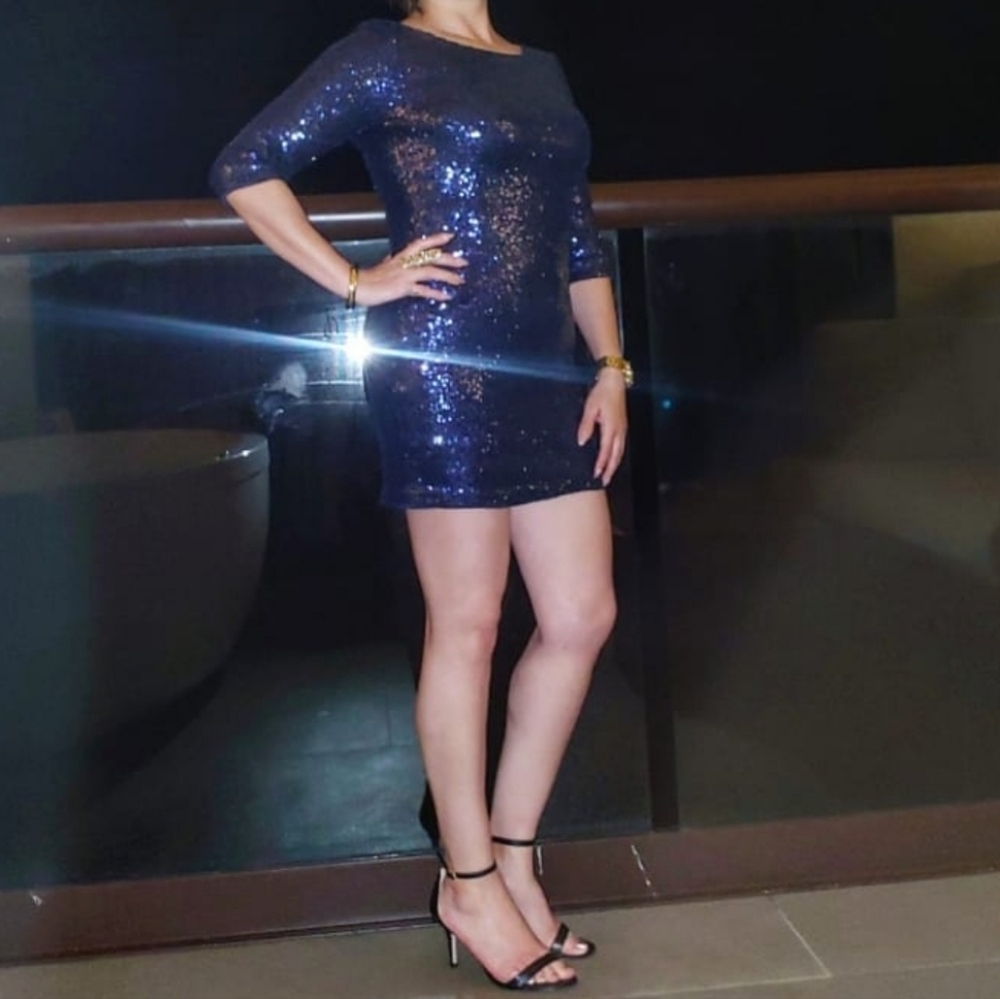 Lulus sequin dress